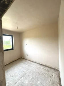 zdjęcie przedstawia wykonane tynki gipsowe