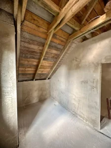 zdjęcie przedstawia wykonane tynki hybrydowe